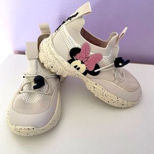 Zara baby Minnie Mouse Sock Sneakers NWOB